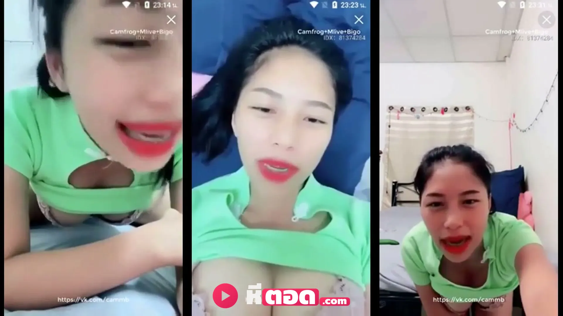 คลิปหลุดxxx Mlive สาวไทยไลฟ์สดจับแตงกวาเขี่ยจิ๋มก้มทำให้ตัวเองน้ำแฉะคราง